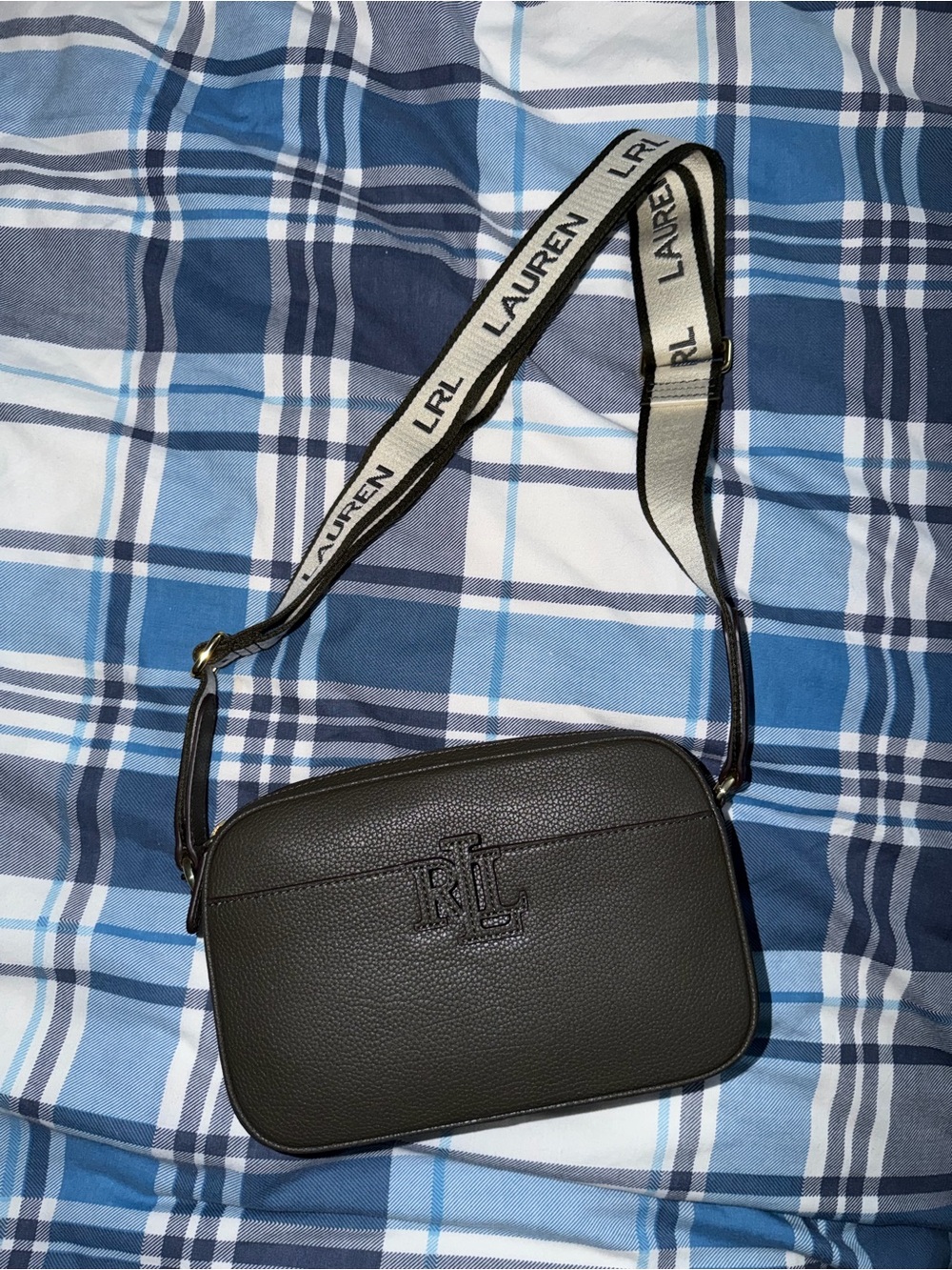 Brand New Lauren Ralph Lauren Crossbody Bag – Dark Olive (Tags Attached) - Picture 3 of 12